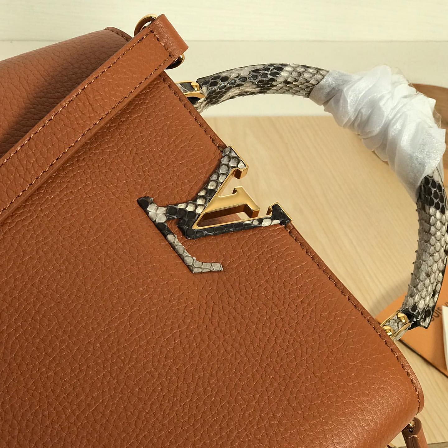 Louis Vuitton Capucines Bb Python Handlers Cardi